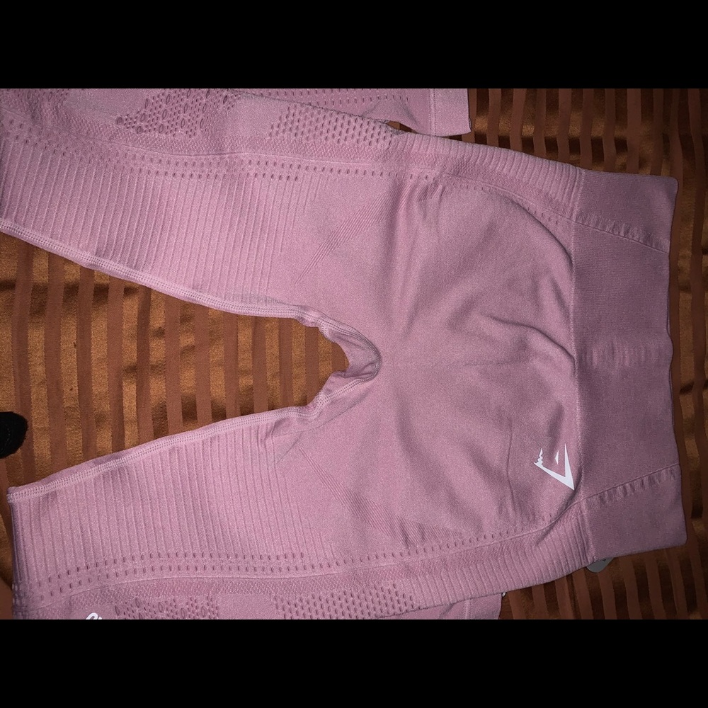 Gymshark Flawless Knit Legging Washed Lavender - Picture 4 of 5
